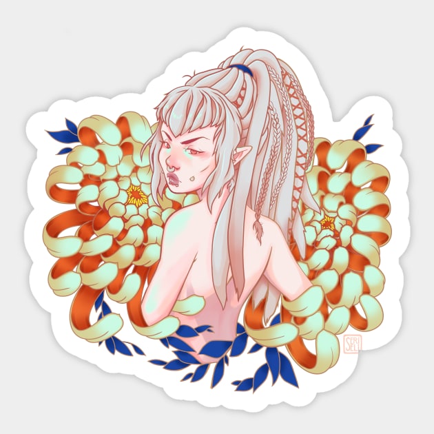 Little Fairy Sticker by SeriSeli